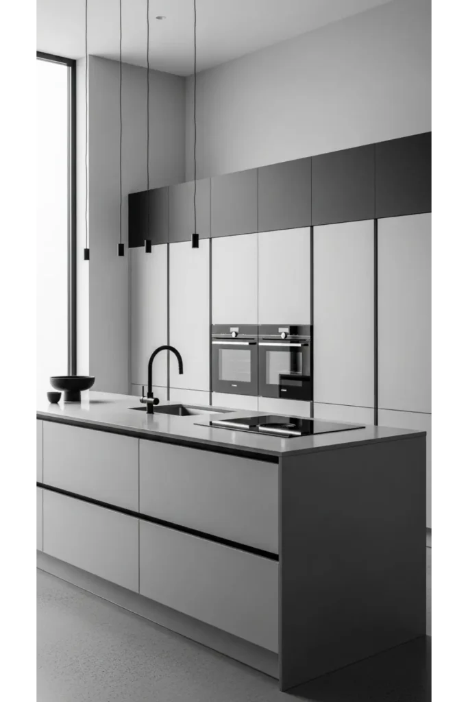 22 Kitchen Cabinet Design Ideas Modern Homes 22 Monochrome Cabinet Schemes