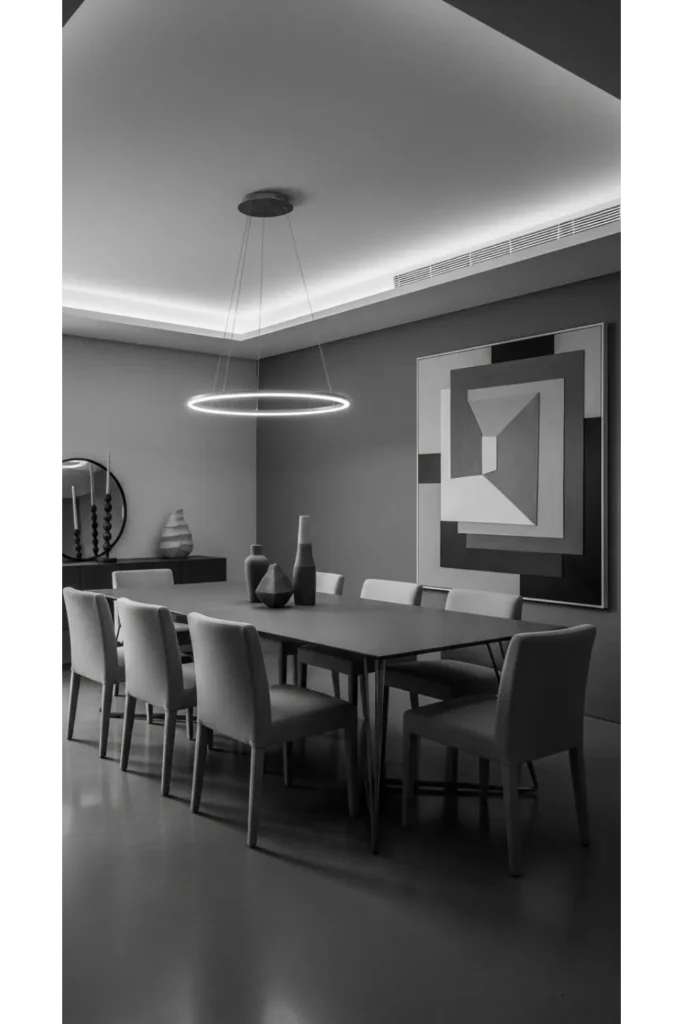 22 Dining Room Design Inspirations Modern Homes 19 Monochrome Harmony