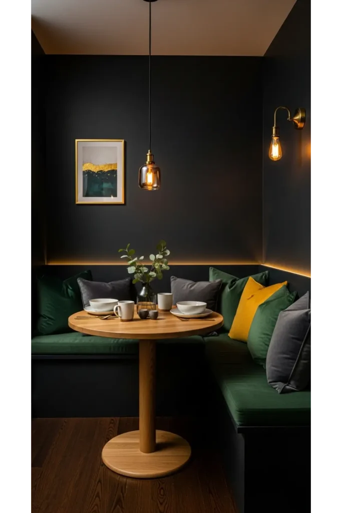 Moody Dining Room Designs Bold Look 23 Ideas 23 Moody Dining Nook