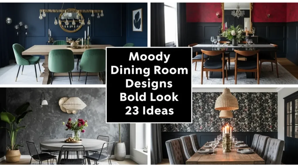 Moody Dining Room Designs Bold Look 23 Ideas 8 Moody Dining Room Designs Bold Look
