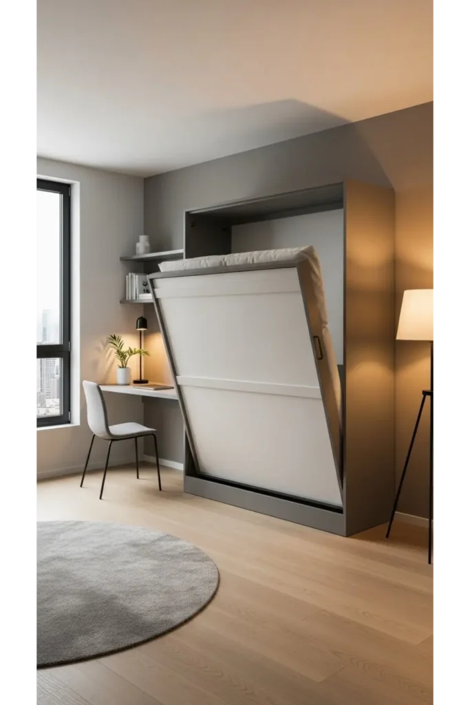 Murphy Bed Layout for Flexibility