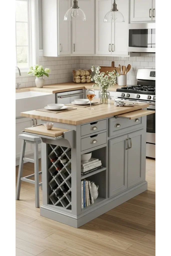 Narrow Islands With Storage Benefits