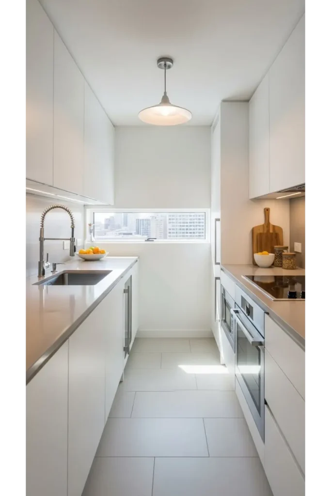 Narrow Walkways With Clear Flow