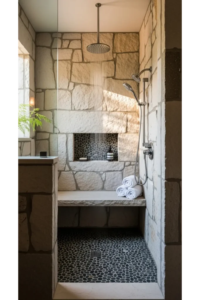 Natural Stone Shower Experience