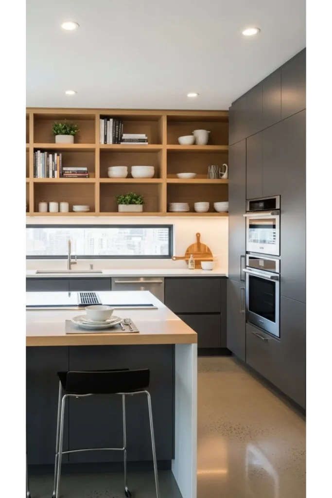 22 Kitchen Cabinet Design Ideas Modern Homes 10 Open And Closed Cabinet Combinations