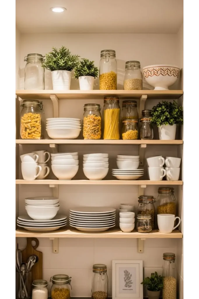 Open Shelving With Purpose