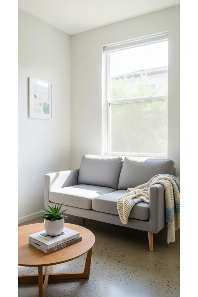 23 Small Living Room Ideas Maximize Every Inch 11 Opt for Open Leg Furniture