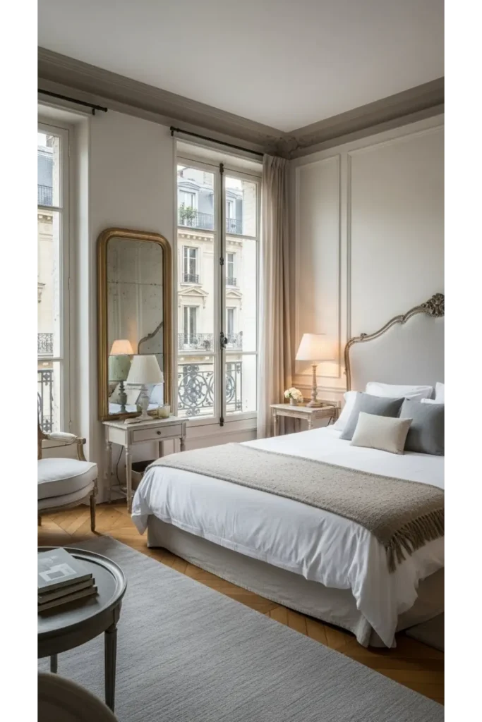 24 Bedroom Interior Ideas Redefining Elegance 10 Parisian-Inspired Grace
