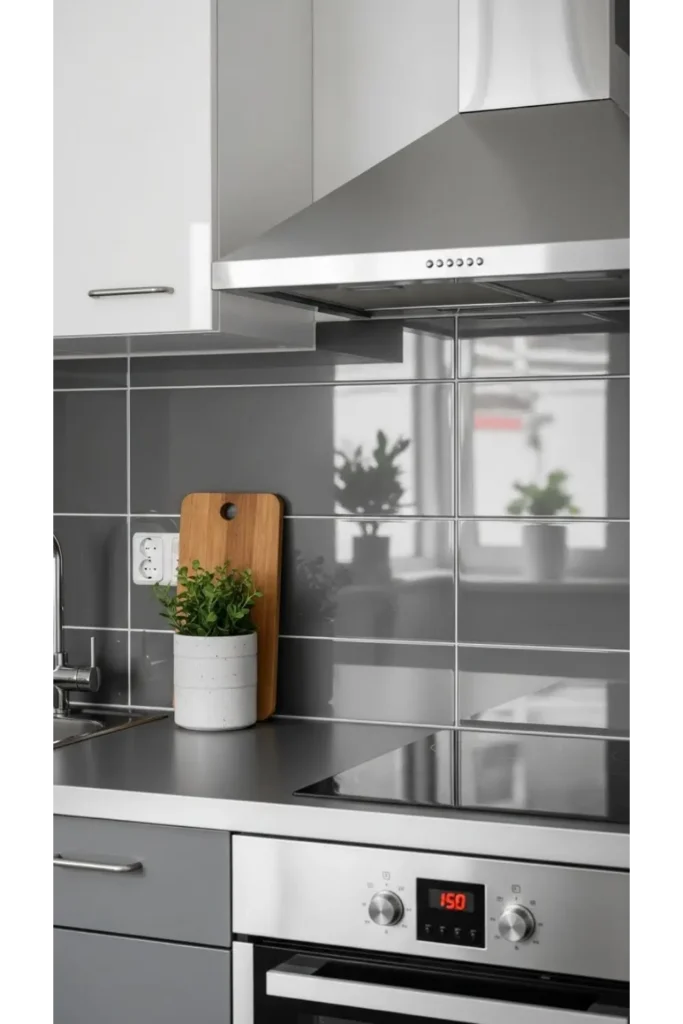 Reflective Backsplash Materials