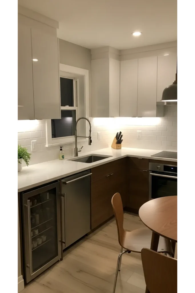 Reflective Backsplashes for Depth