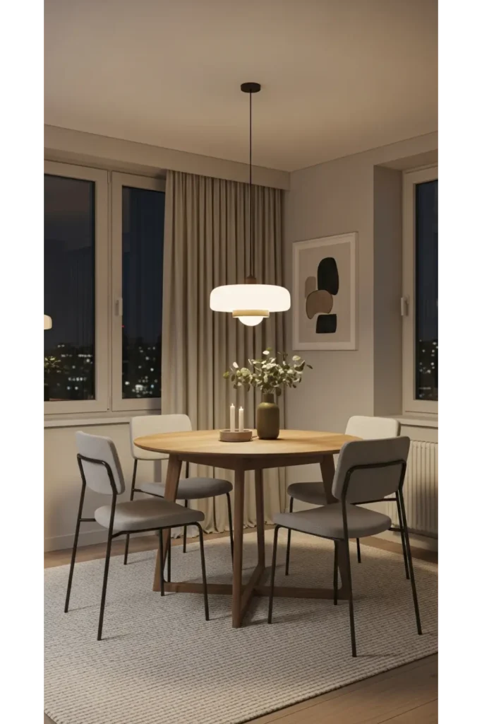 Small Dining Room Design Inspirations 20 Ideas 3 Round Table Layout