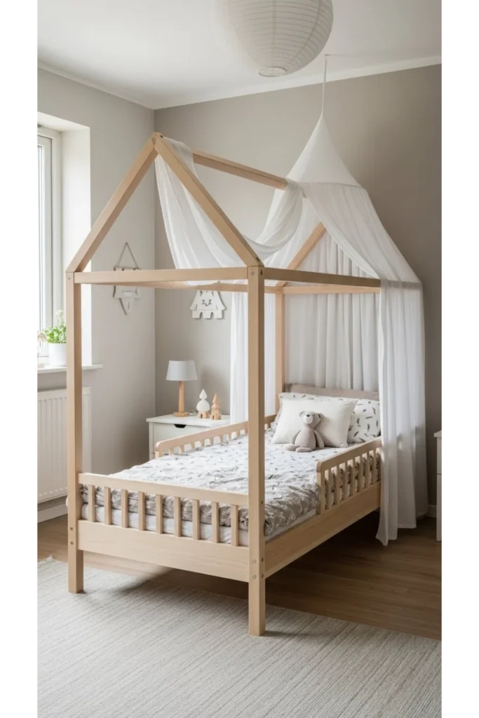 Canopy bedroom ideas for kids that balance safety, comfort, and imagination 3 Safety as the foundation of kids canopy bedrooms