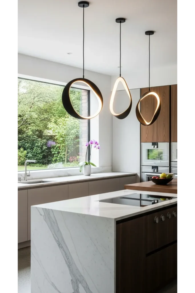 Sculptural Lighting Features