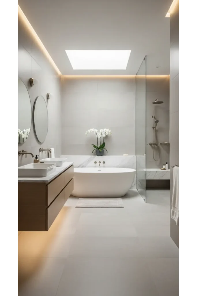 Seamless Floor To Wall Tile Design