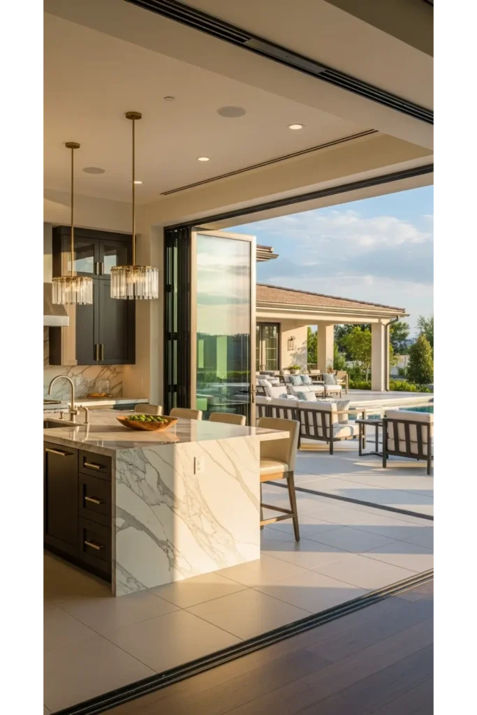 Seamless Indoor Outdoor Kitchens