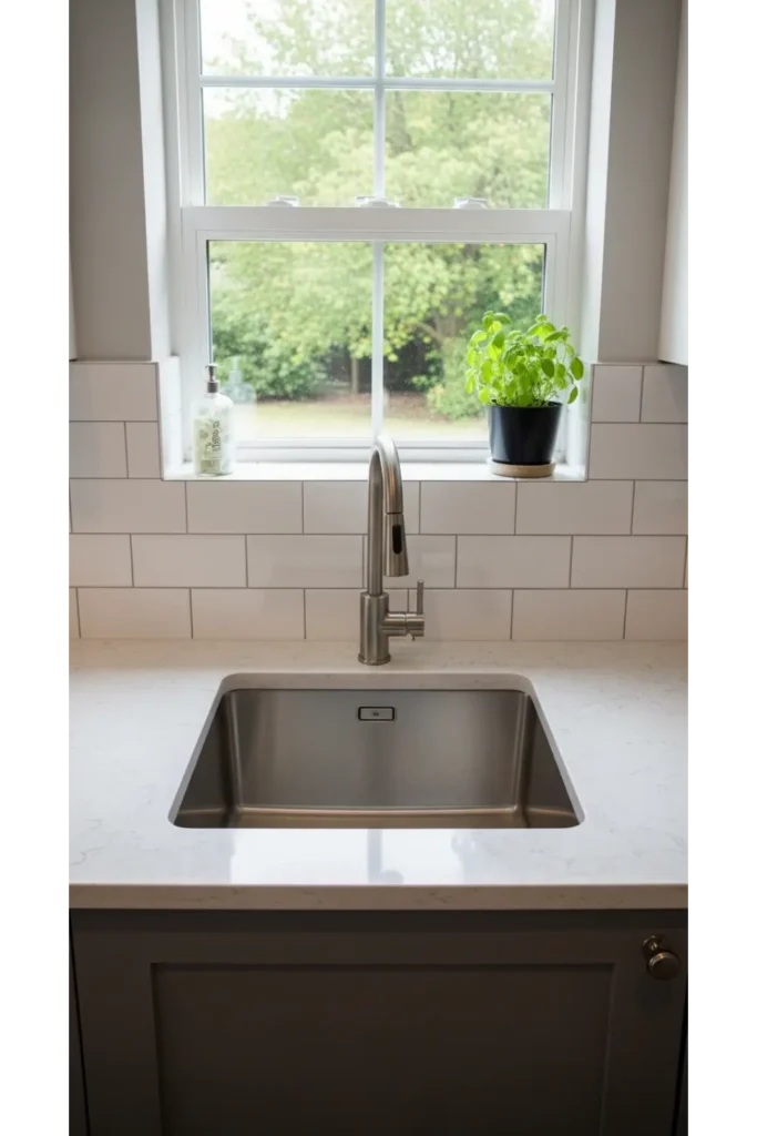 Single Bowl Sinks for More Counter Space