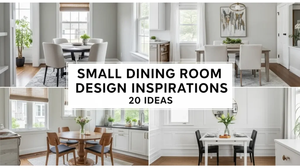 Small Dining Room Design Inspirations 20 Ideas 2 Small Dining Room Design Inspirations