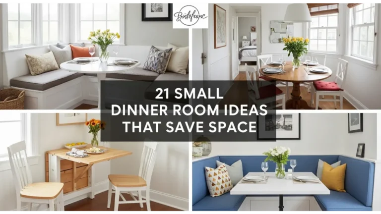 Small Dinner Room Ideas