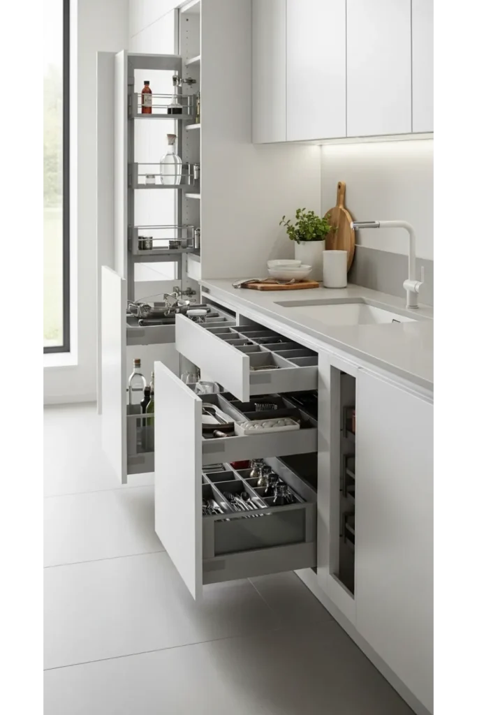 Smart Storage Focused Kitchen