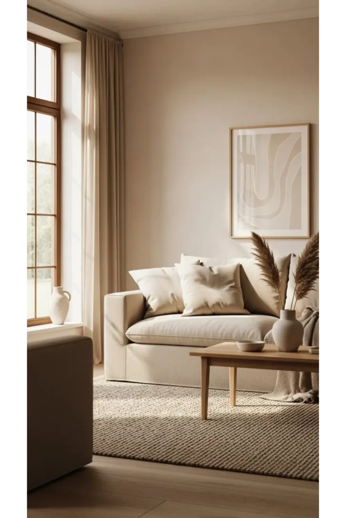 Soft Beige Layered Comfort