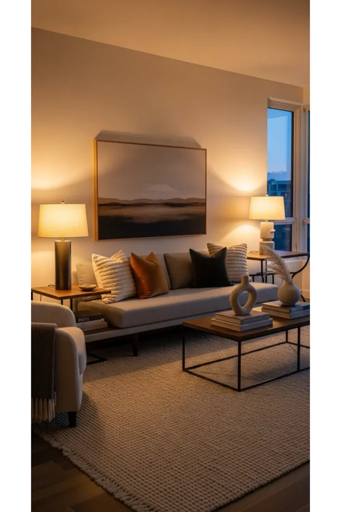 Soft Lighting for Evening Comfort