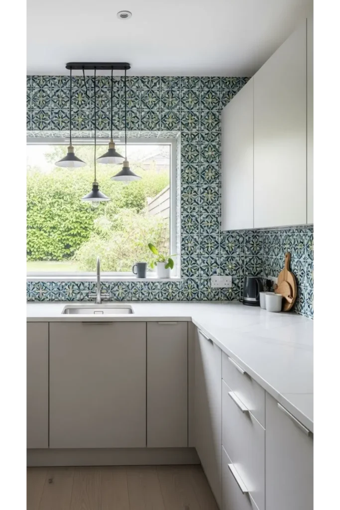 23 Small Kitchen Decor Ideas Big Style You’ll Love 3 Statement Backsplash in a Compact Space