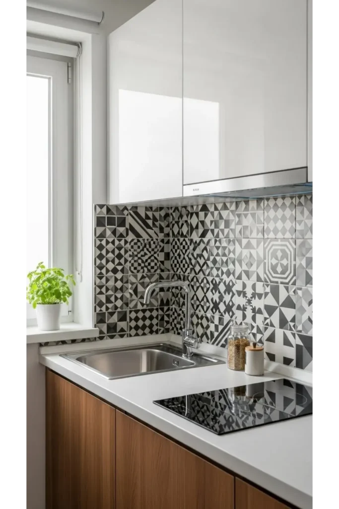 Statement Backsplashes In Small Doses