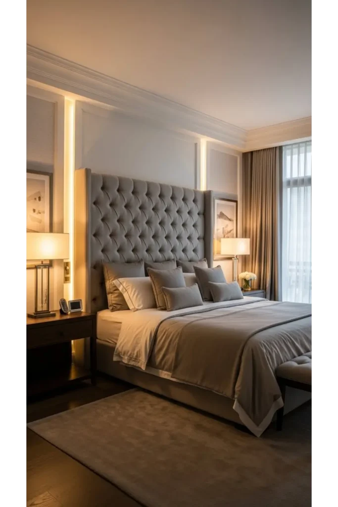 Statement Upholstered Headboard