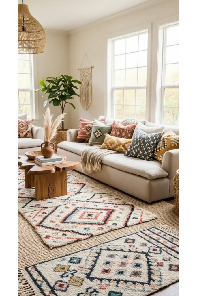 22 Boho Living Room Designs Relaxed Chic Vibes 15 Subtle Global Influences