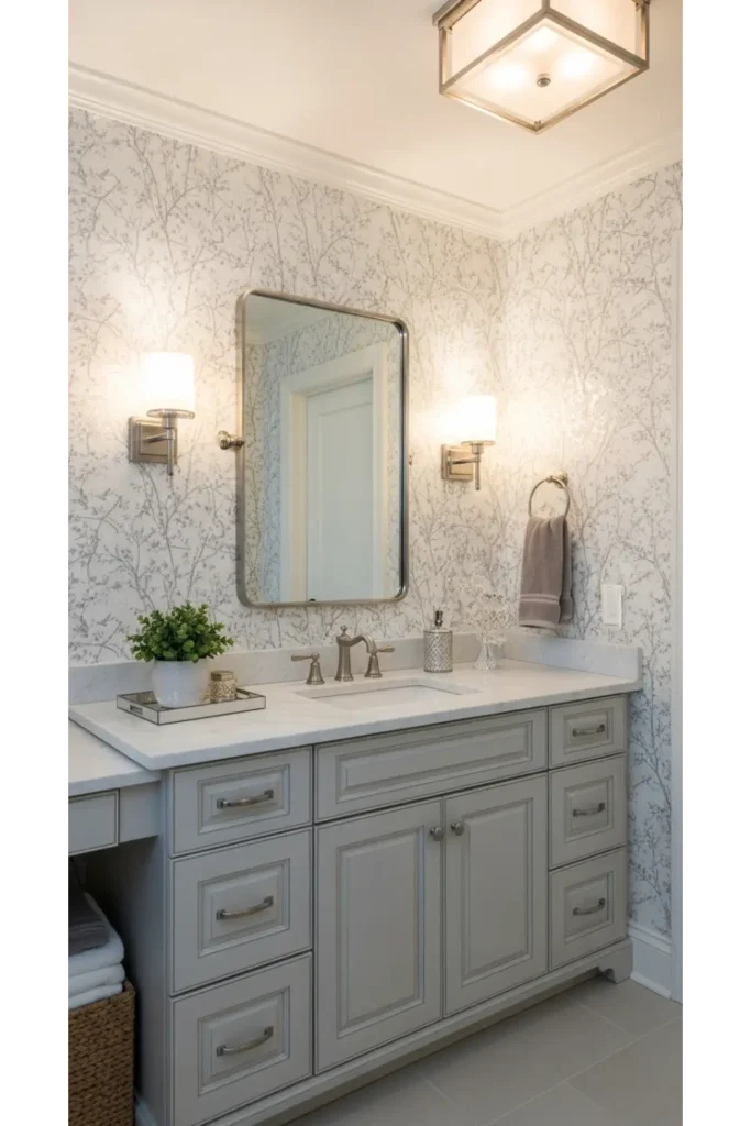 Subtle wallpaper feature