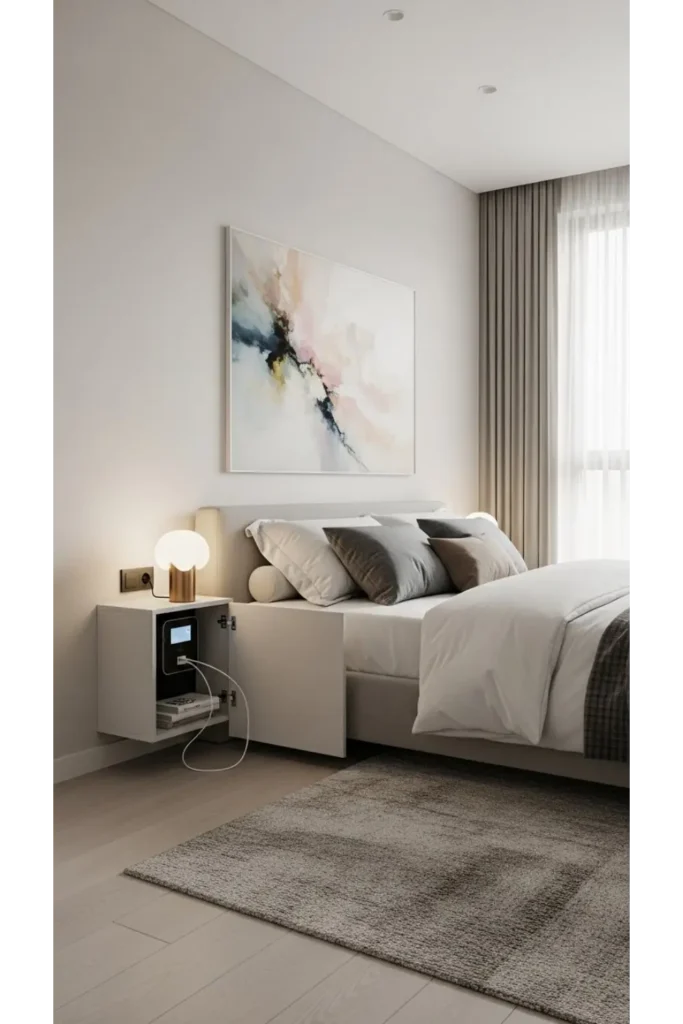 Technology That Blends Into Bedroom Design