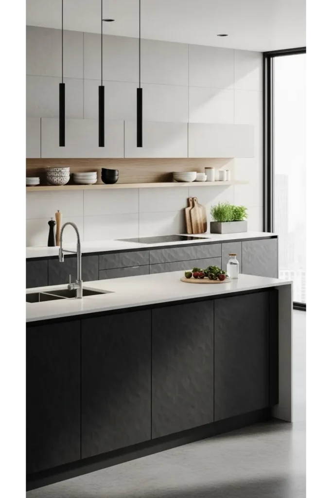 22 Kitchen Cabinet Design Ideas Modern Homes 17 Textured Cabinet Surfaces