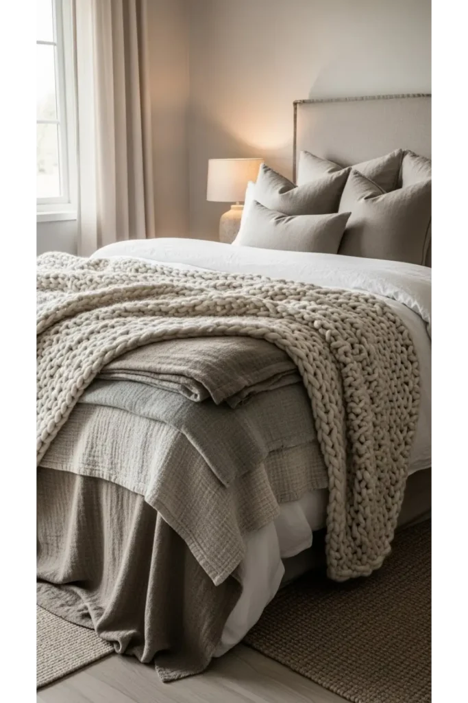 Textured Throw Blankets