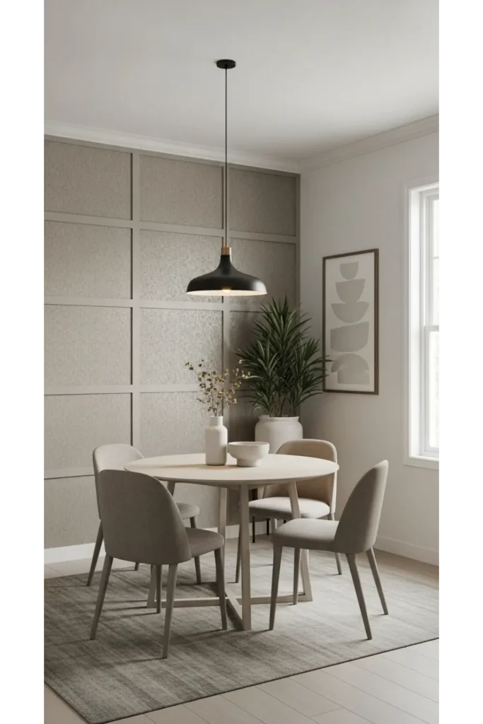 Small Dining Room Design Inspirations 20 Ideas 16 Textured Wall Feature