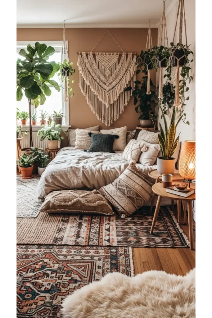 22 Bedroom Aesthetic Inspirations for Every Personality 19 The Boho Free Spirit