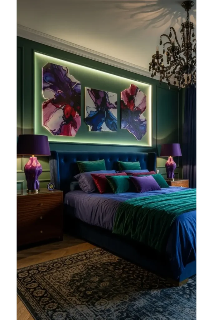 22 Bedroom Aesthetic Inspirations for Every Personality 6 The Bold Statement Maker