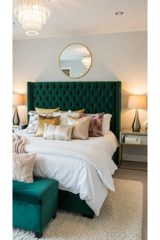 22 Bedroom Aesthetic Inspirations for Every Personality 18 The Glam Enthusiast