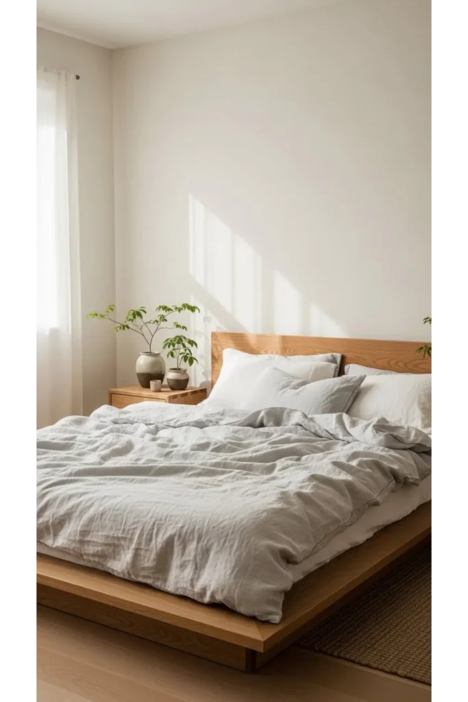 22 Bedroom Aesthetic Inspirations for Every Personality 13 The Nature Focused Minimalist