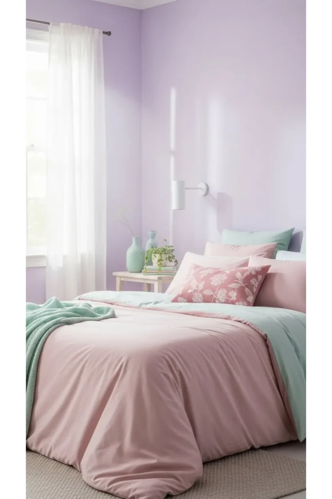 22 Bedroom Aesthetic Inspirations for Every Personality 14 The Soft Pastel Personality