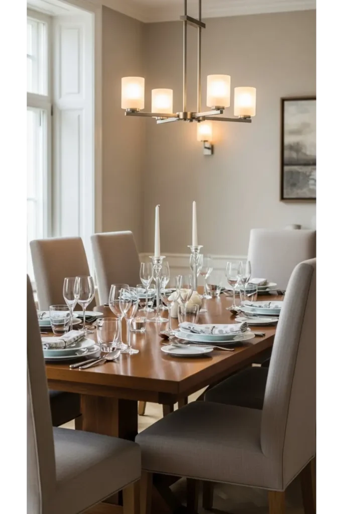 Timeless Neutral Dining Rooms