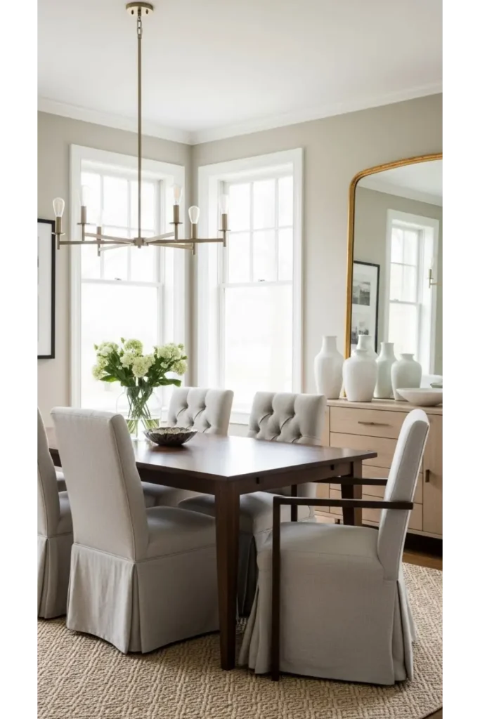  Timeless Transitional Dining Room