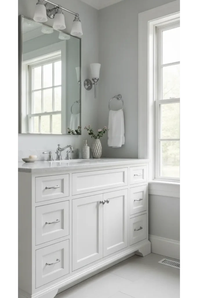 Timeless White Shaker Vanity