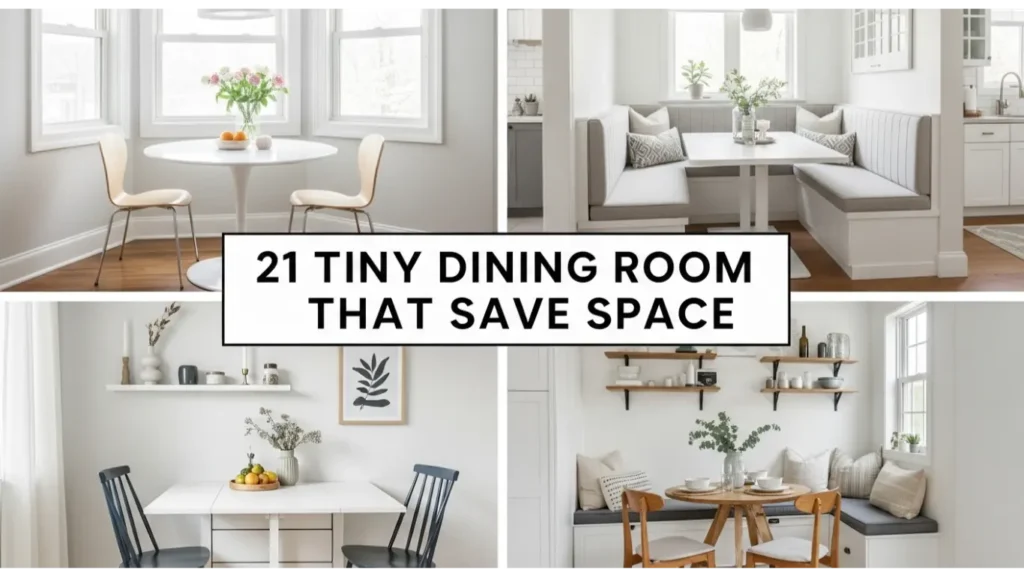 21 Tiny Dining Room Ideas That Save Space 3 Tiny Dining Room Ideas