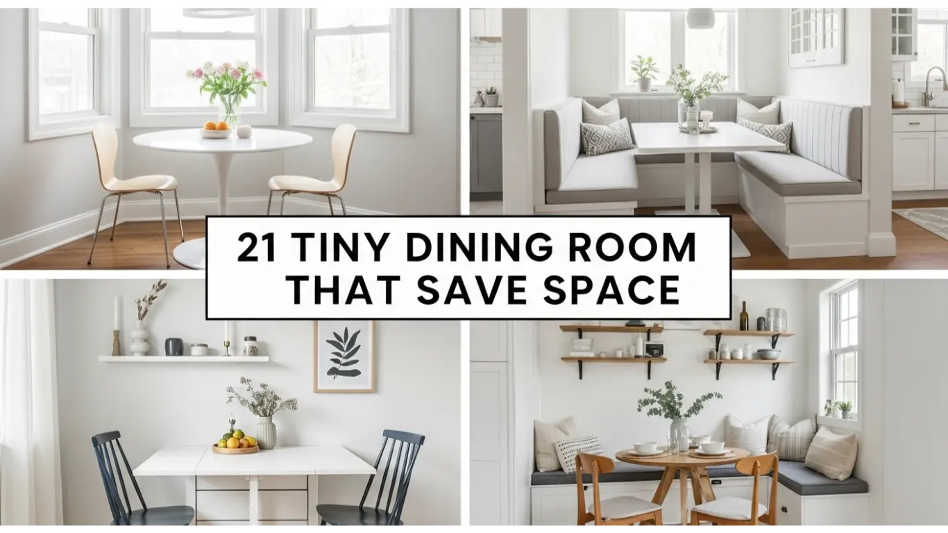 21 Tiny Dining Room Ideas That Save Space 1 Tiny Dining Room Ideas