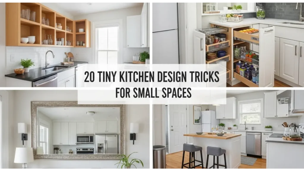 20 Tiny Kitchen Design Tricks for Small Spaces 5 Tiny Kitchen Design Tricks