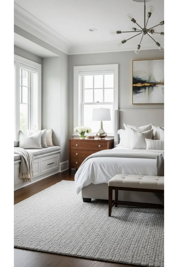  Transitional Style Bedroom