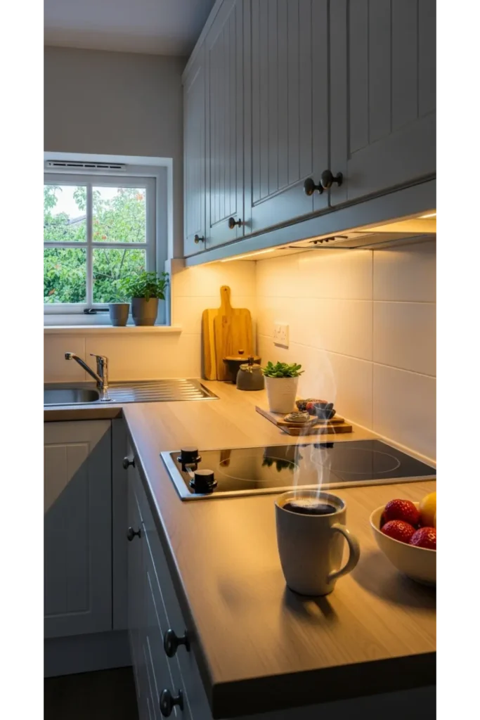 Under Cabinet Lighting Layers