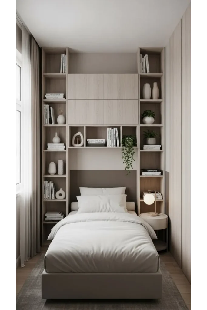 Vertical Storage Wall Layout