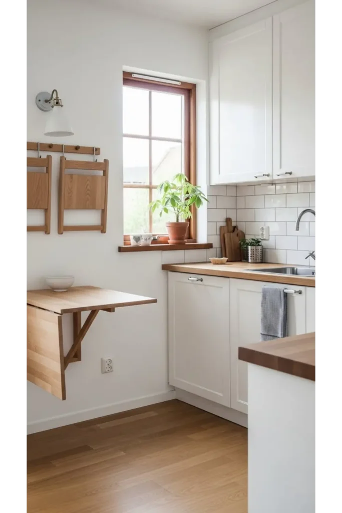 Wall Mounted Drop Leaf Table