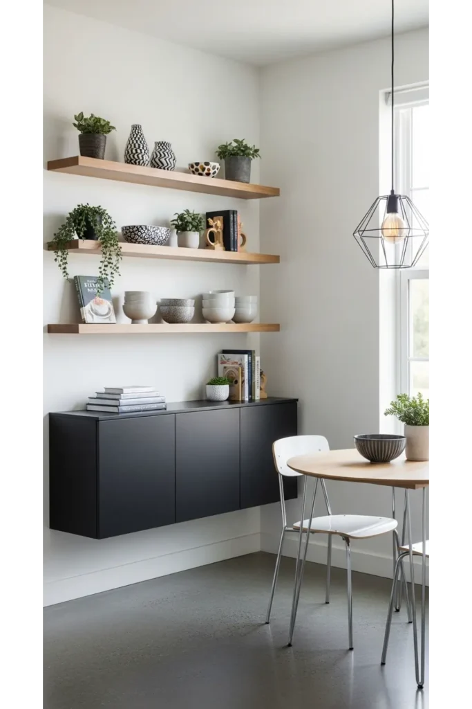 Small Dining Room Design Inspirations 20 Ideas 4 Wall Mounted Storage